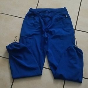 royal blue scrubs size medium